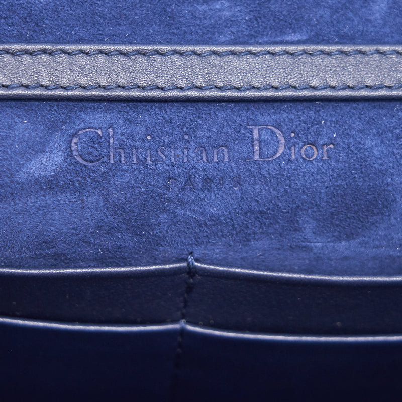 Dior J'a dior Wallet on Chain Navy GHW
