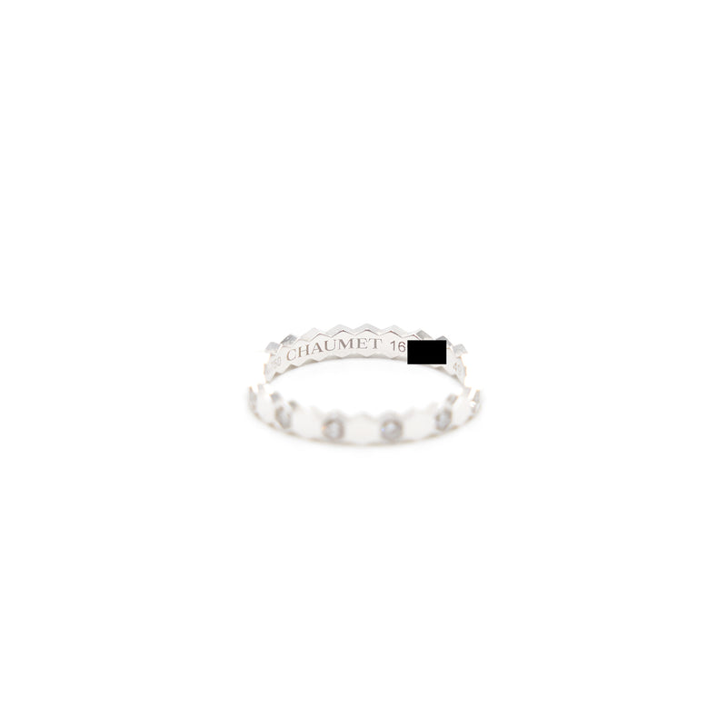 Chaumet Ring size 49 Bee my Love 2.5mm 18k White