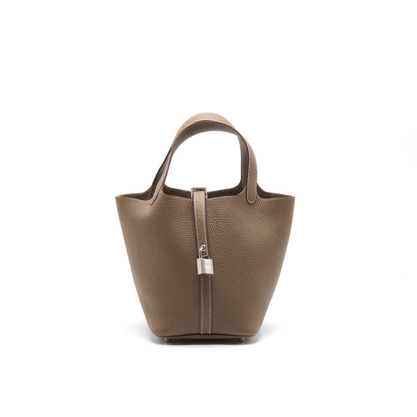 Hermes Picotin 18 Etoupe SHW Stamp Y