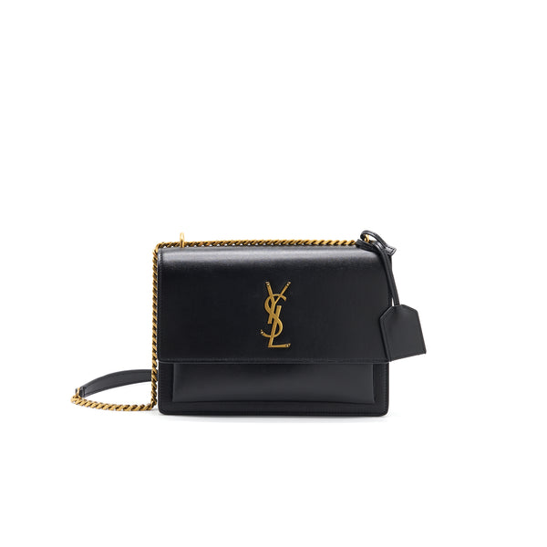 SAINT LAURENT /YSL SUNSET BLACK GOLD HARDWARE