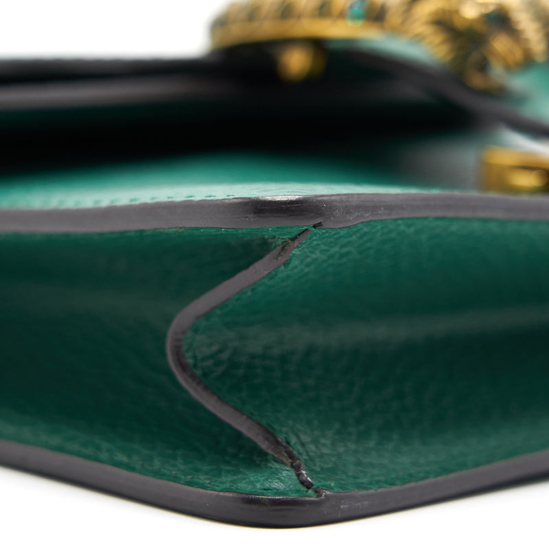 Gucci Dionysus Mini Leather Bag Green