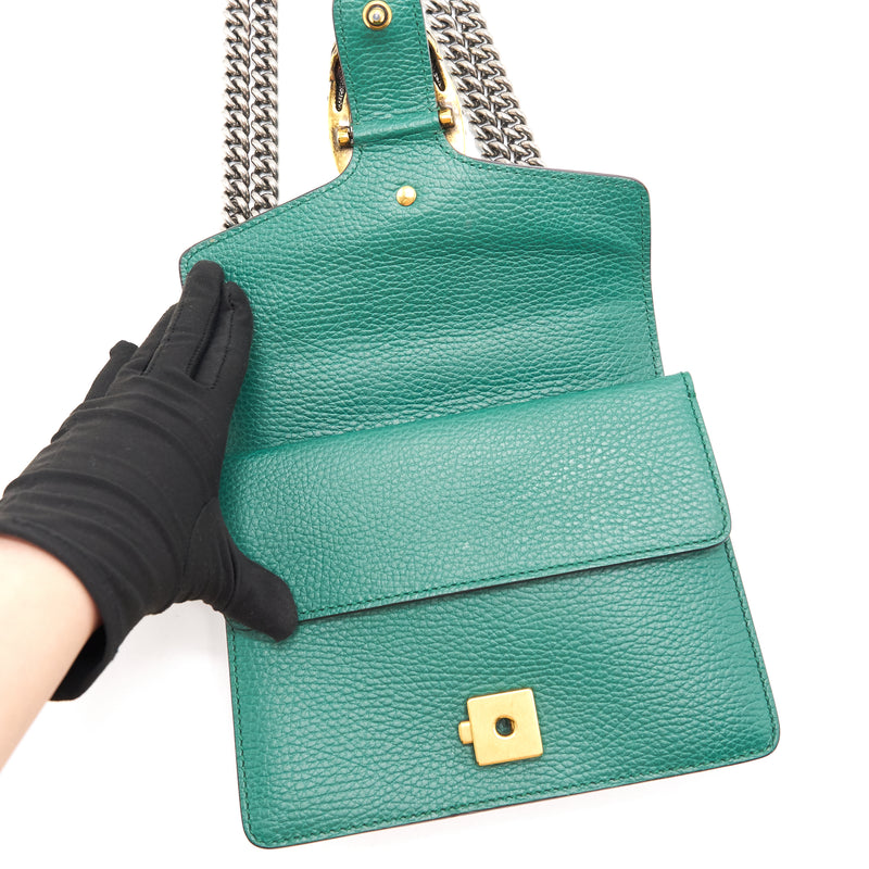 Gucci Dionysus Mini Leather Bag Green