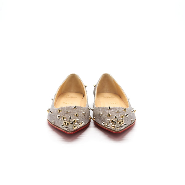 Christian Louboutin Size36.5 Degraspike Flat Glitter