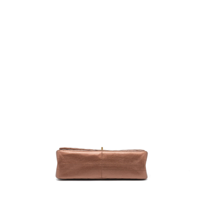 Chanel 2.55 226 Reissue Flap Bag Chevron Aged Calfskin Bronze Brushed