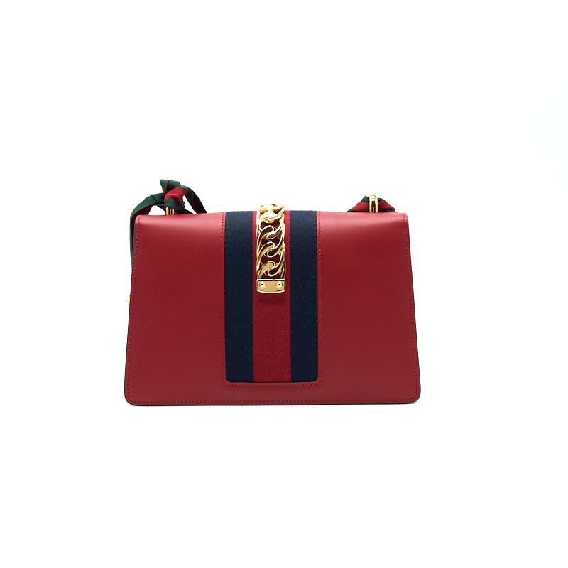 Gucci Sylvie Leather Shoulder Bag