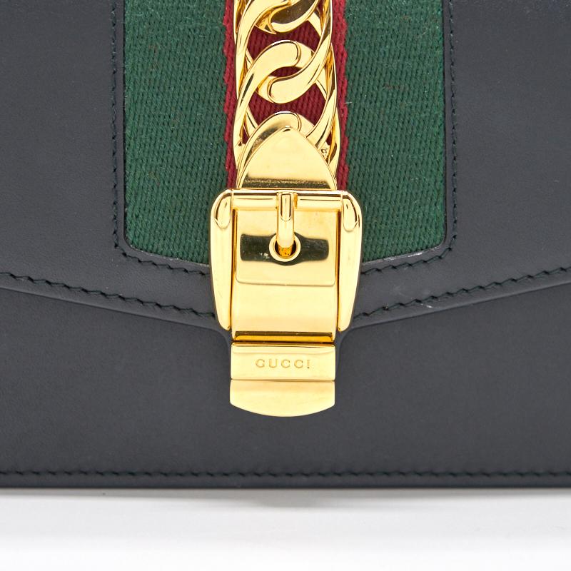 Gucci Sylvia Leather Super Mini Bag - EMIER