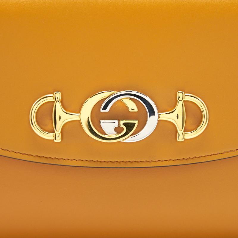 Gucci Zumi Small Shoulder Bag Yellow - EMIER