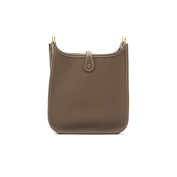 HERMES MINI EVELYNe ETOUPE WITH GHW