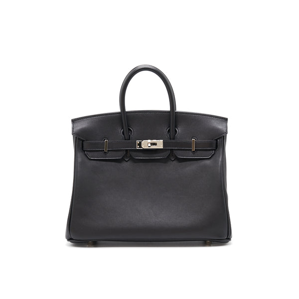 Hermès Birkin 25 Swift leather Black with SHW