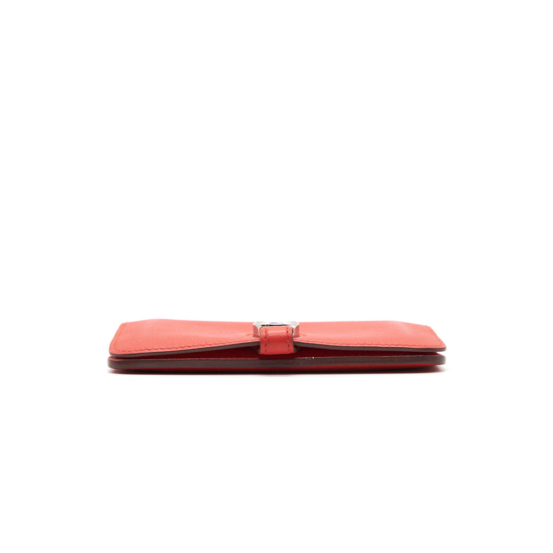 Hermes Dogon Compact Wallet Swift SHW Red