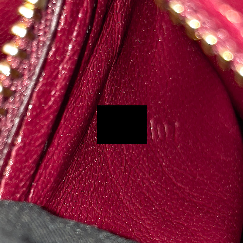 Celine Mini Box Calfskin Burgundy GHW
