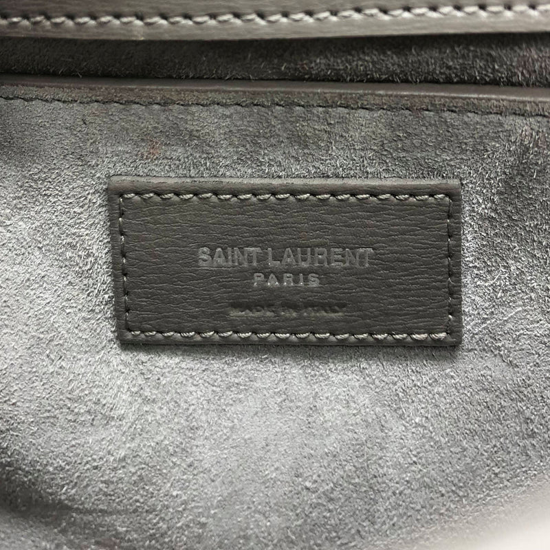 Saint Laurent Sunset Bag Grey SHW