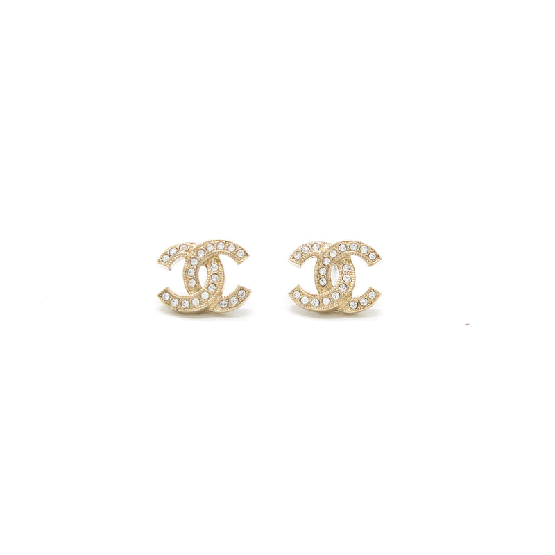 stylish coco chanel earrings with stones 3D model 3D printable