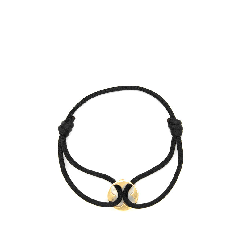 Louis Vuitton 18k Rose Gold Empreinte Bracelet on Cord