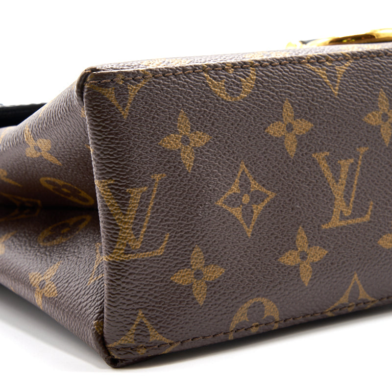 Louis Vuitton Saint Michel Handbag Monogram Canvas and Epi
