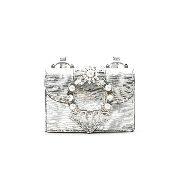 Miumiu Silver Mic Lady Bag - EMIER