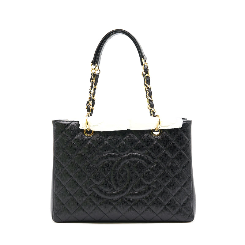 Chanel Grand Shopping Tote Black Cavier GHW