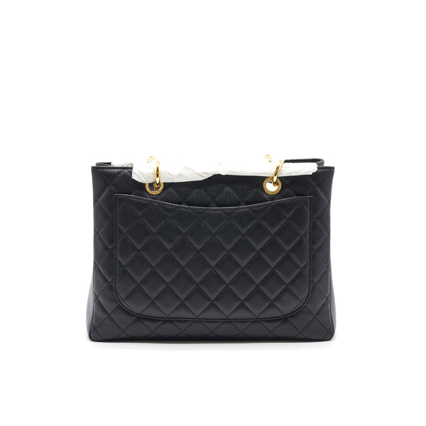 Chanel Grand Shopping Tote Black Cavier GHW