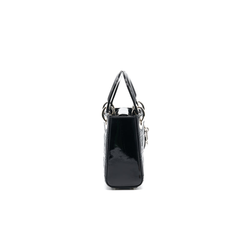 Dior Lady Dior Patent Leather Black SHW