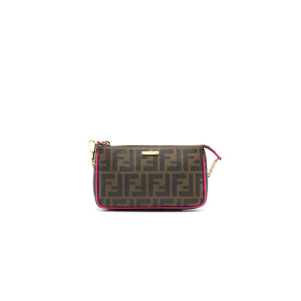 Fendi Chain Zucca Mini Pochette