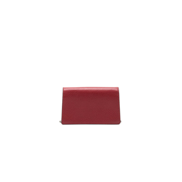 Gucci Dionysus Leather Super Mini Red GHW