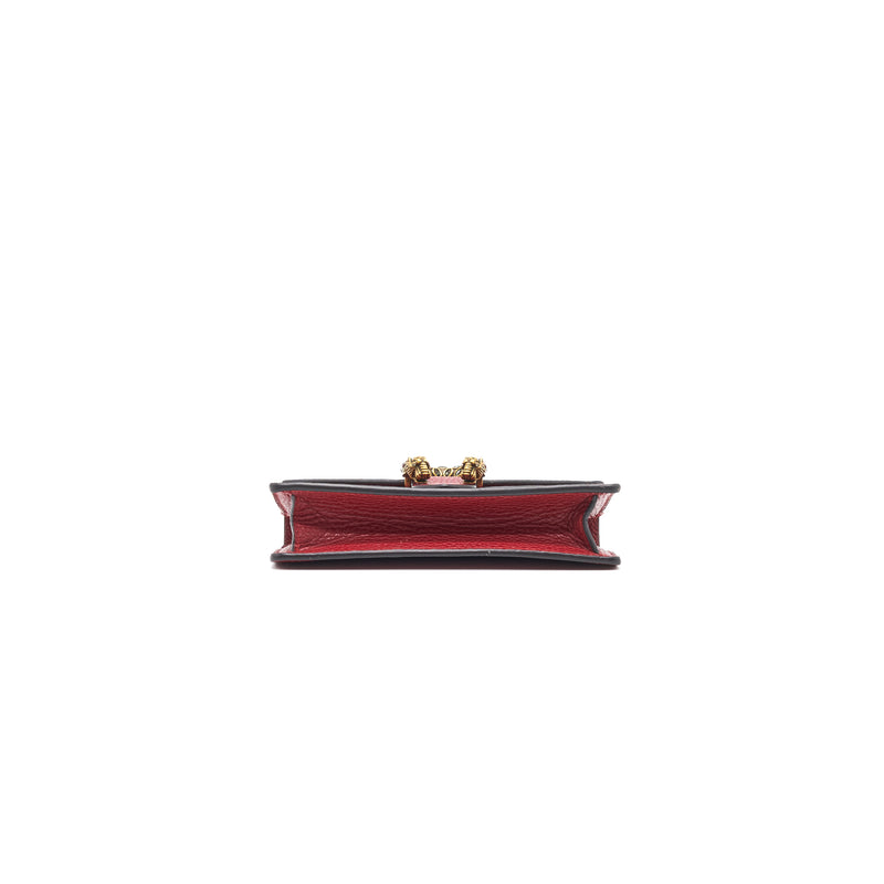 Gucci Dionysus Leather Super Mini Red GHW