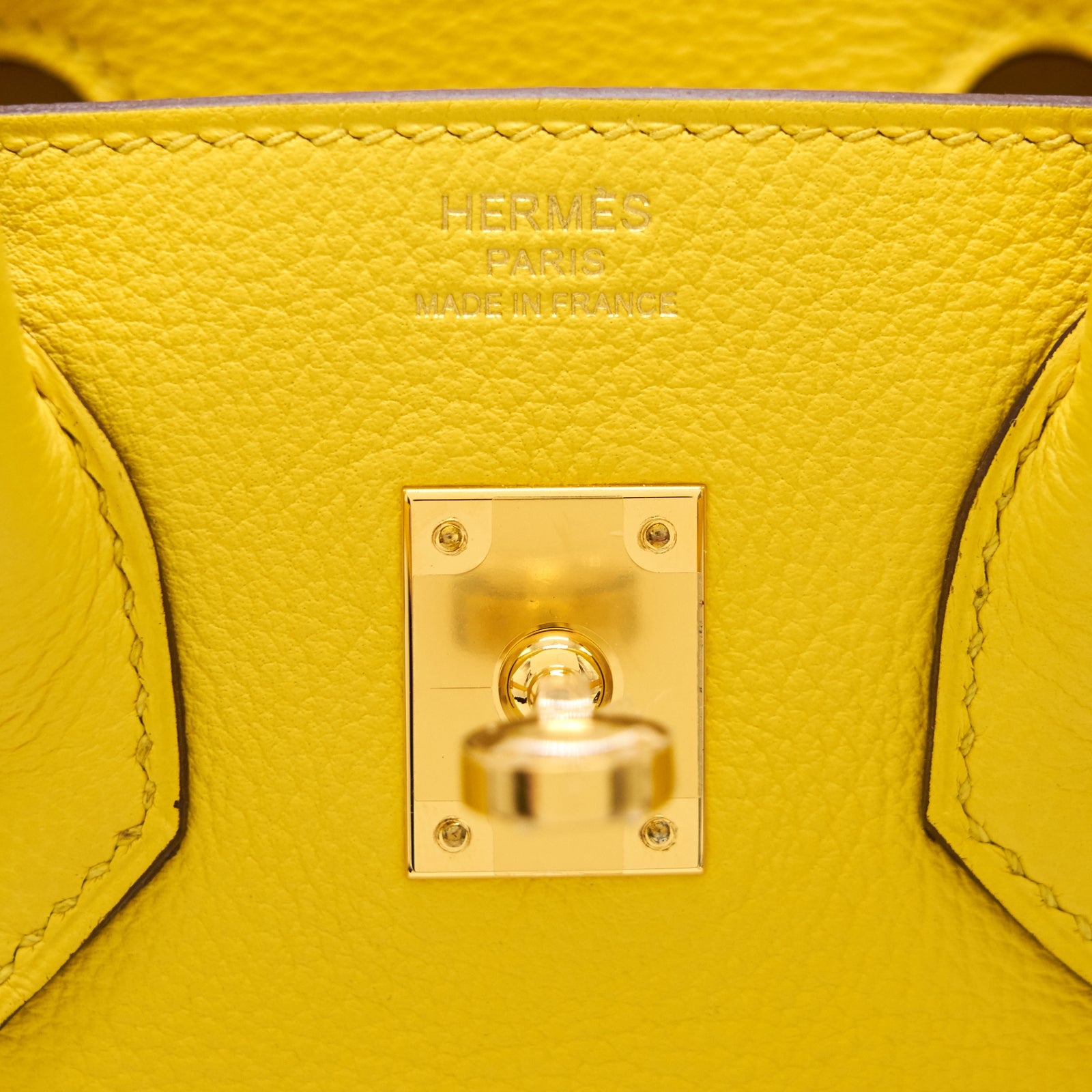 Hermes Birkin 25 9o Jaune De Naples GHW