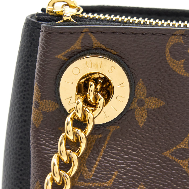 Louis Vuitton Surene Handbag Monogram Canvas with Leather BB Brown