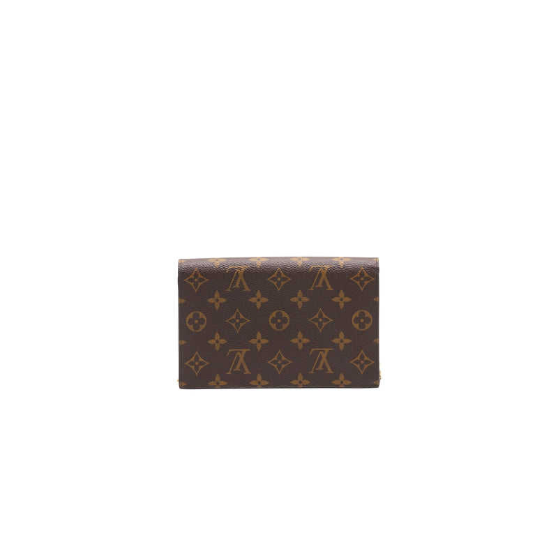 Preloved Louis Vuitton Monogram Flore Chain Wallet on Chain