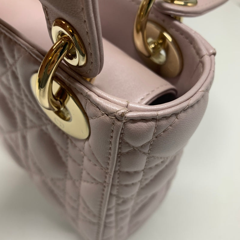 Christian Dior Mini Dior Lambskin Pink GHW