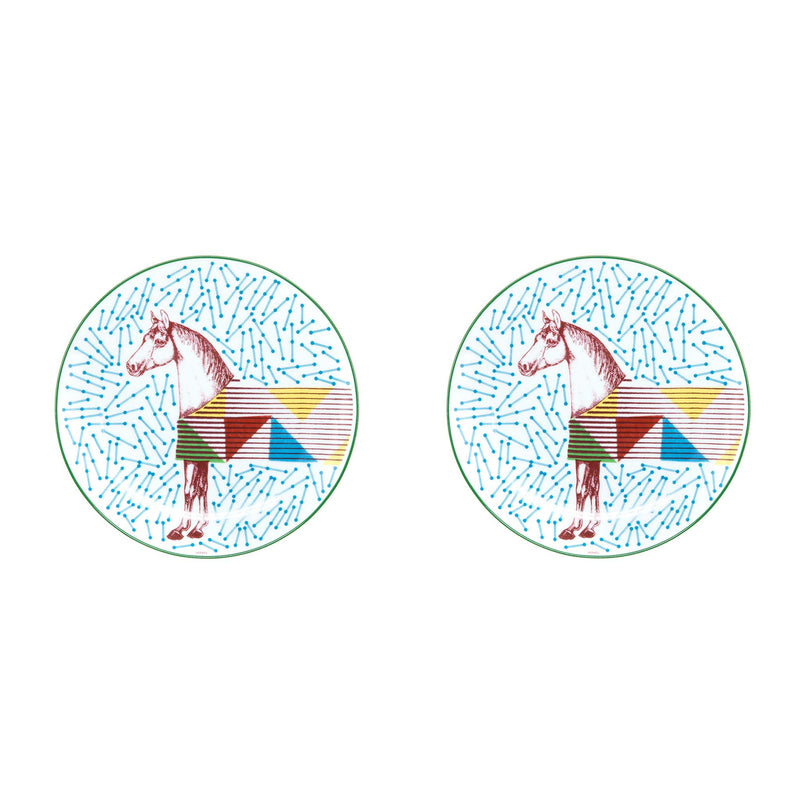 Hermes Hippomobile Dessert Plate (Sell in A Set)