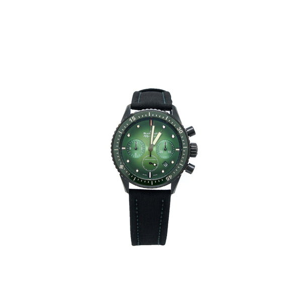 Blancpain Fifty Fathoms Bathyscaphe Chronograph Flyback Green Dial Model: 5200-0153-B52A