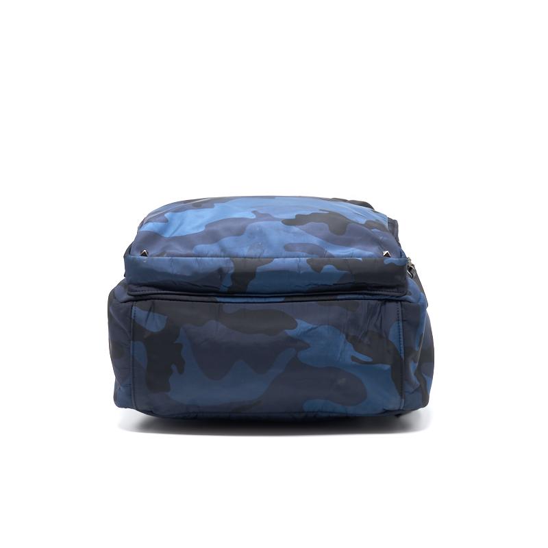 Valentino Garavani Leather-Trimmed Camouflage-Print Nylon Backpack - EMIER