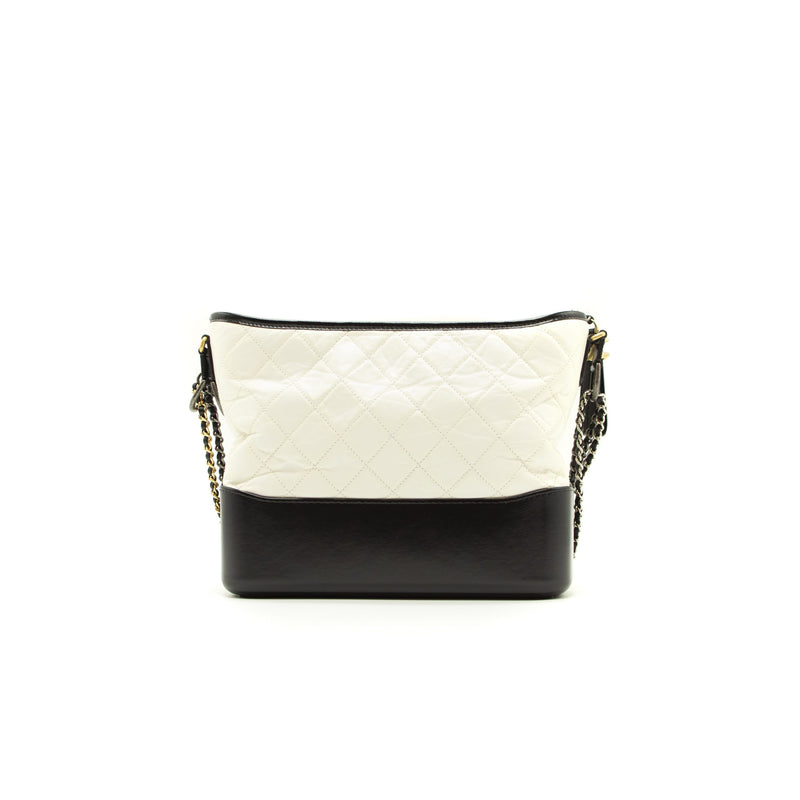 Chanel's Gabrielle Large Hobo Bag White/Black - EMIER
