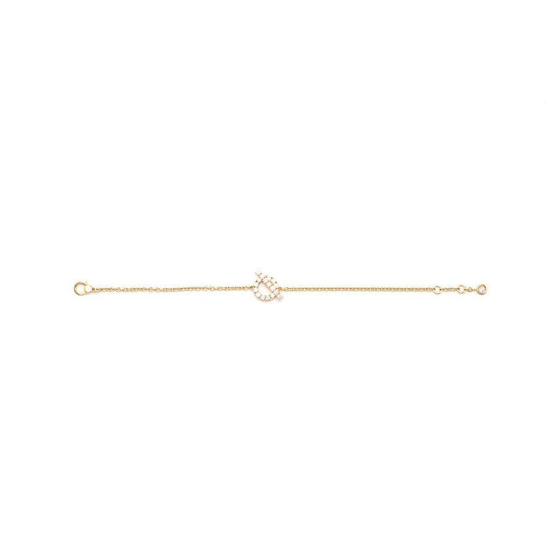 Hermes Finesse Bracelet Rose Gold With Diamonds