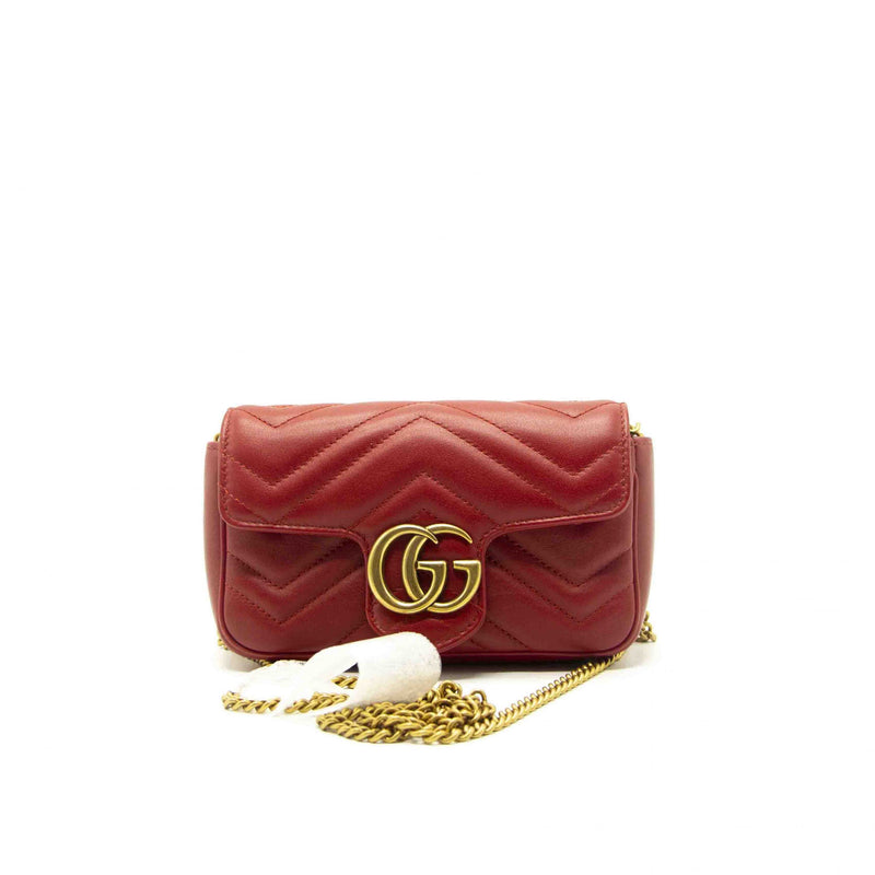 Gucci GG Marmont Matelassé Leather Super Mini Bag - EMIER