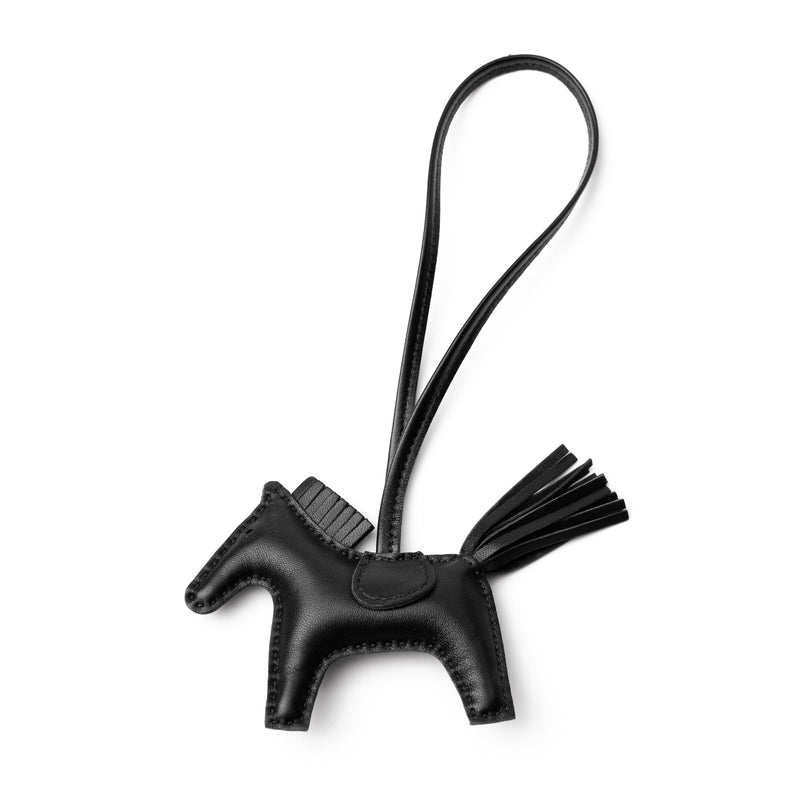 Hermes Rodeo PM Bag Charm So Black Stamp U