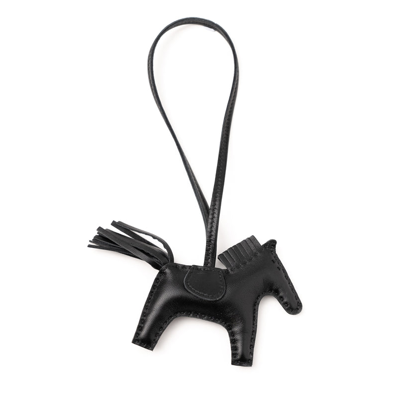 Hermes Rodeo Pegase PM Bag Charm So Black Stamp U