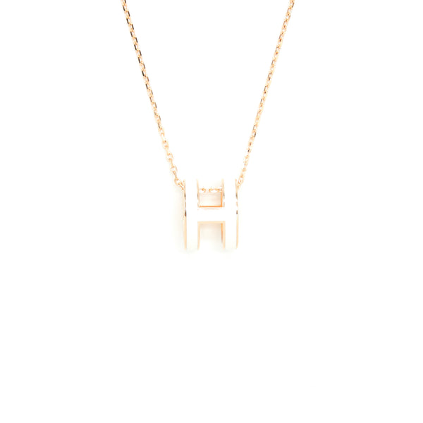Hermes Pop H Blanc RGHW
