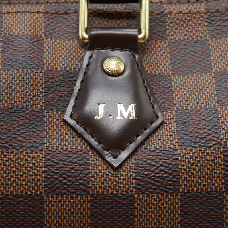 Buy Dark Brown damier Ebene Leather Strap for LV Louis Vuitton Online in  India 